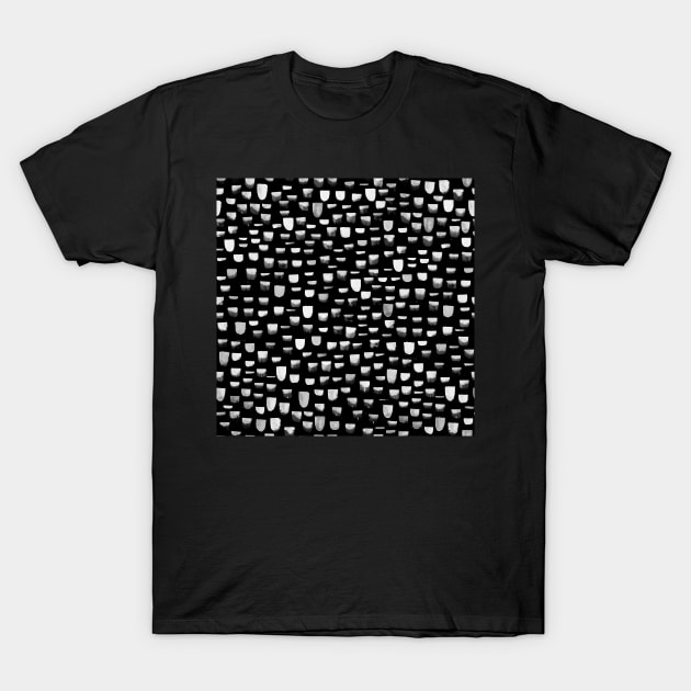 Black and White Inverted Spots T-Shirt by Carolina Díaz